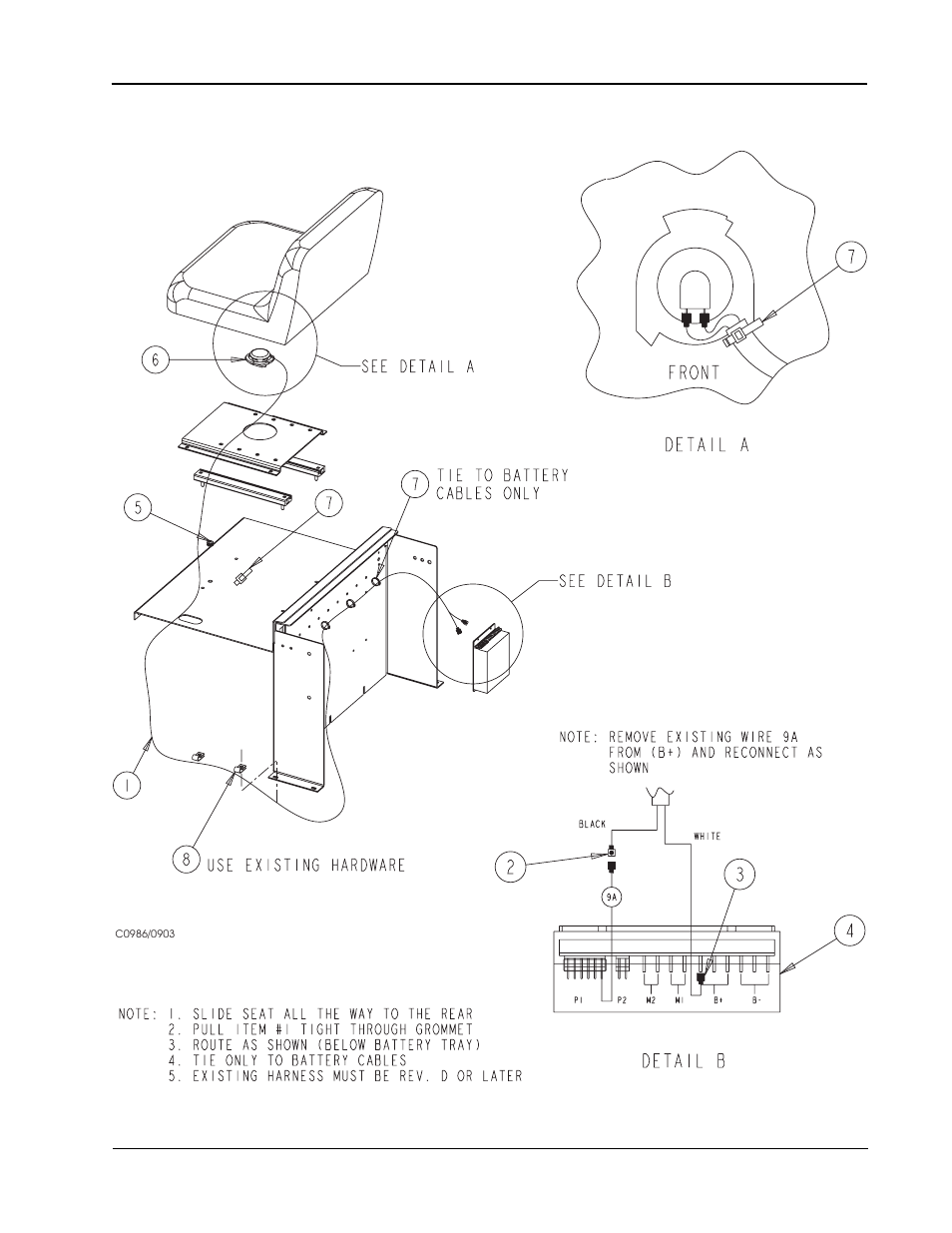 Seat safety switch - exploded view | Nilfisk-ALTO 114RS SWEEPER User Manual | Page 69 / 74