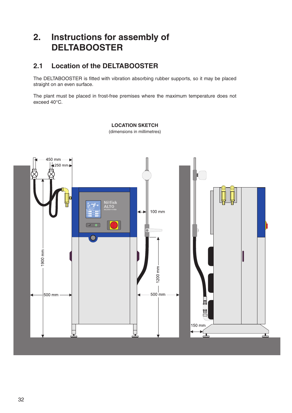 Instructions for assembly of deltabooster | Nilfisk-ALTO DELTABOOSTER 7309021 User Manual | Page 32 / 56