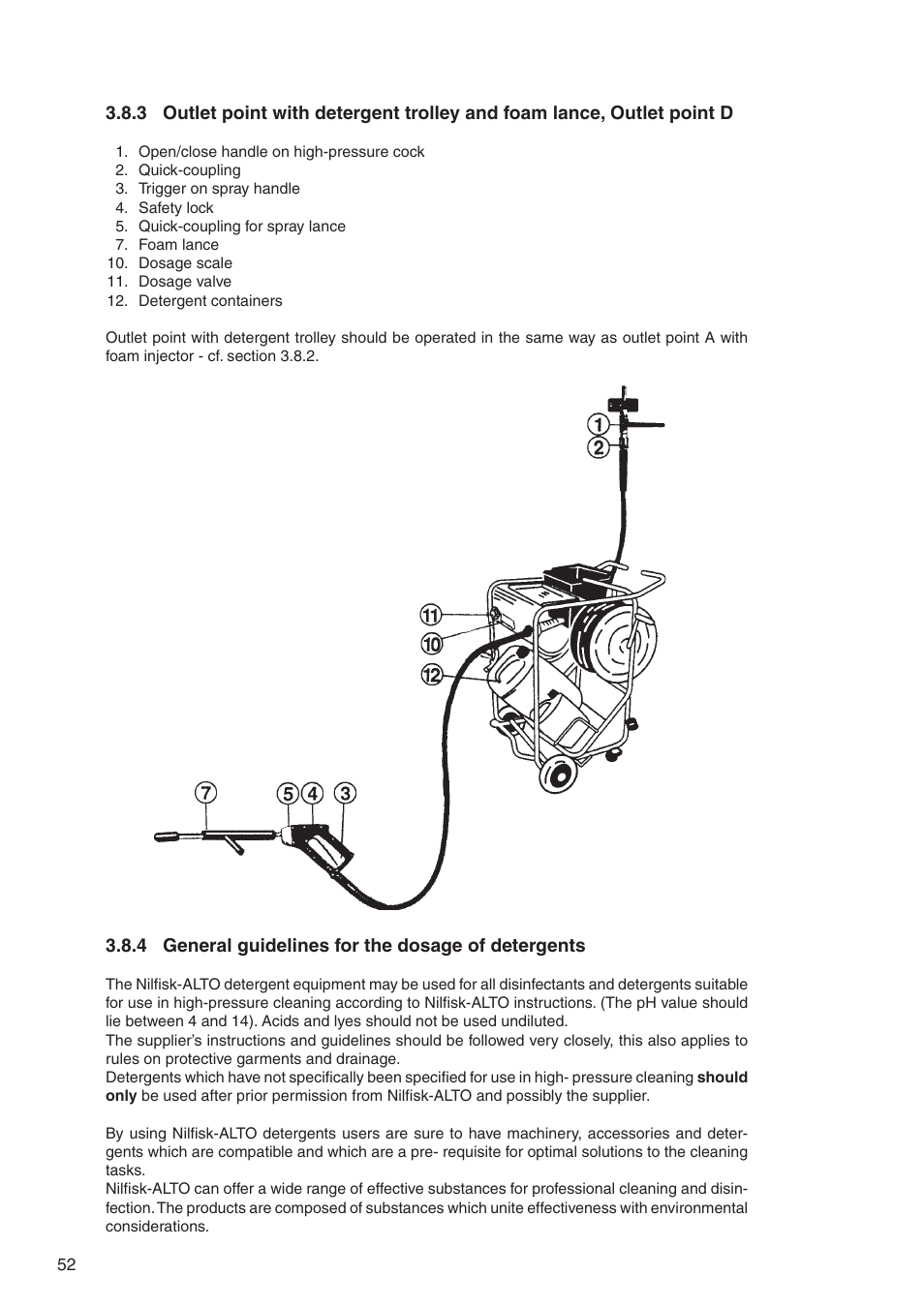 Nilfisk-ALTO DELTABOOSTER 7309021 User Manual | Page 52 / 56