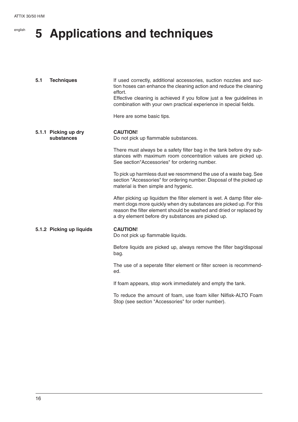5 applications and techniques | Nilfisk-ALTO 30 H User Manual | Page 18 / 32