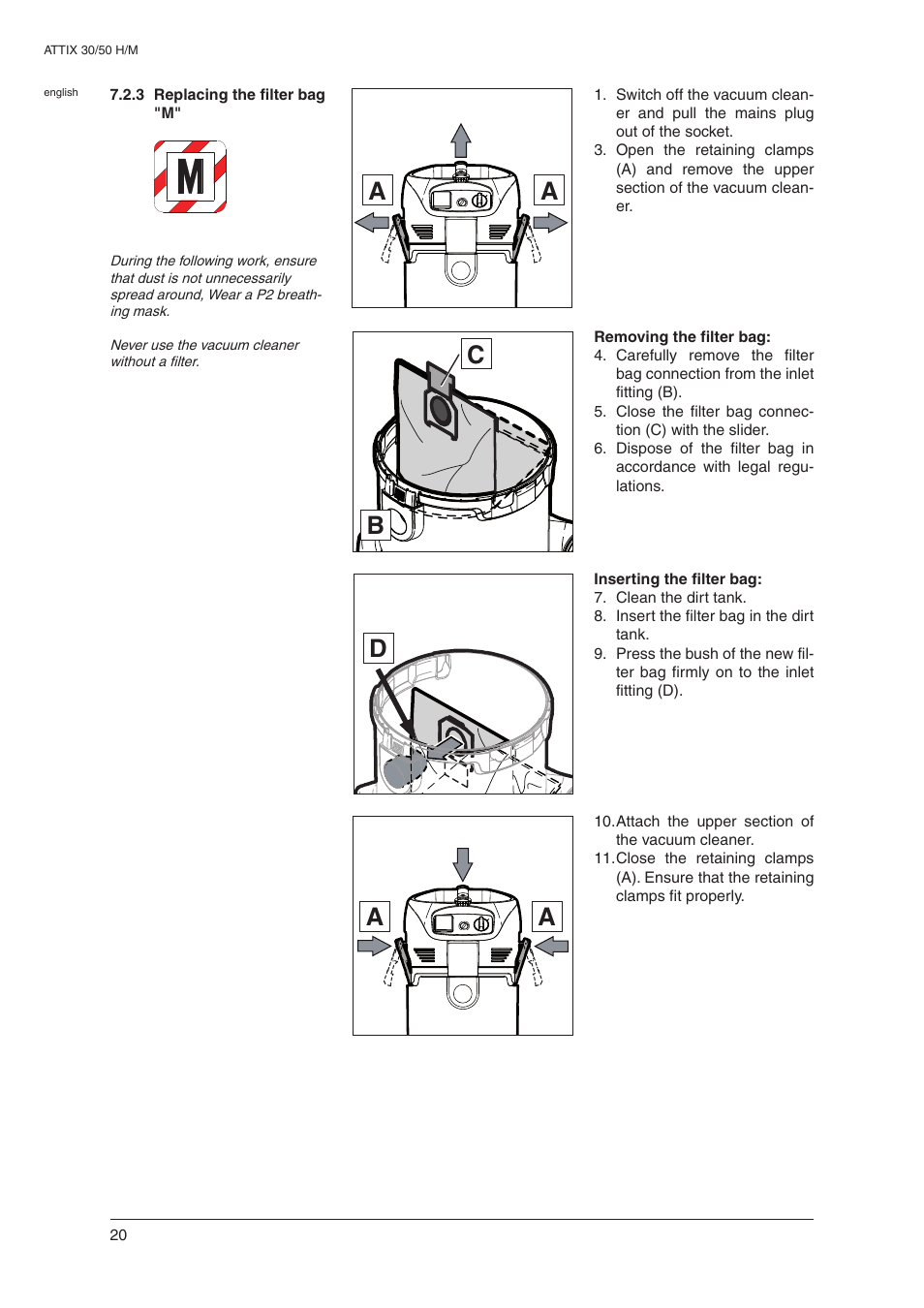 Bc a a d | Nilfisk-ALTO 30 H User Manual | Page 22 / 32