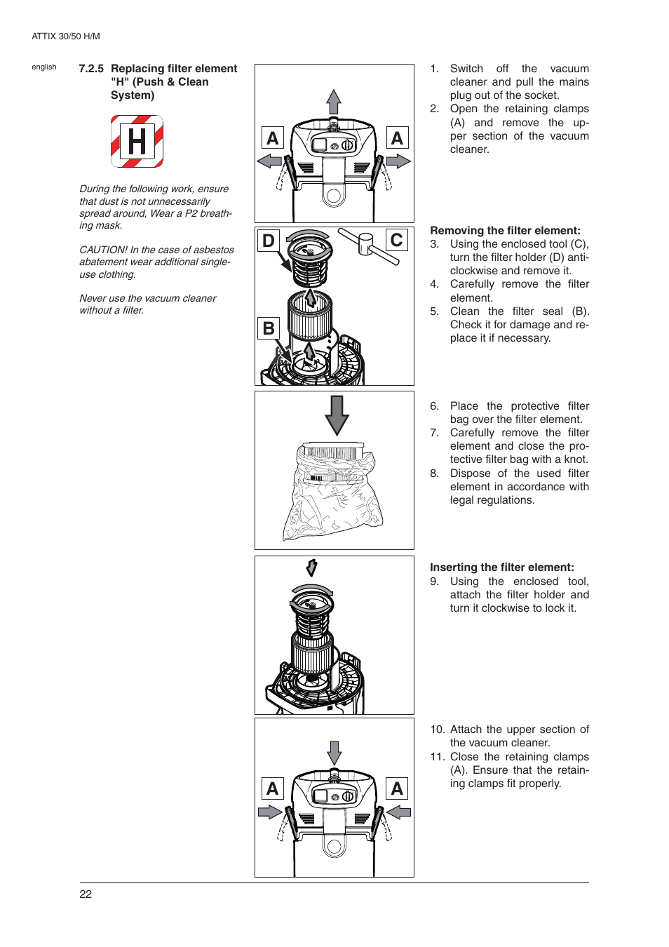 Cd b | Nilfisk-ALTO 30 H User Manual | Page 24 / 32