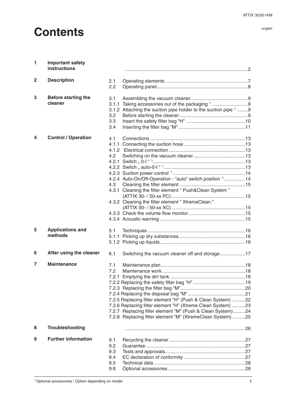 Nilfisk-ALTO 30 H User Manual | Page 3 / 32