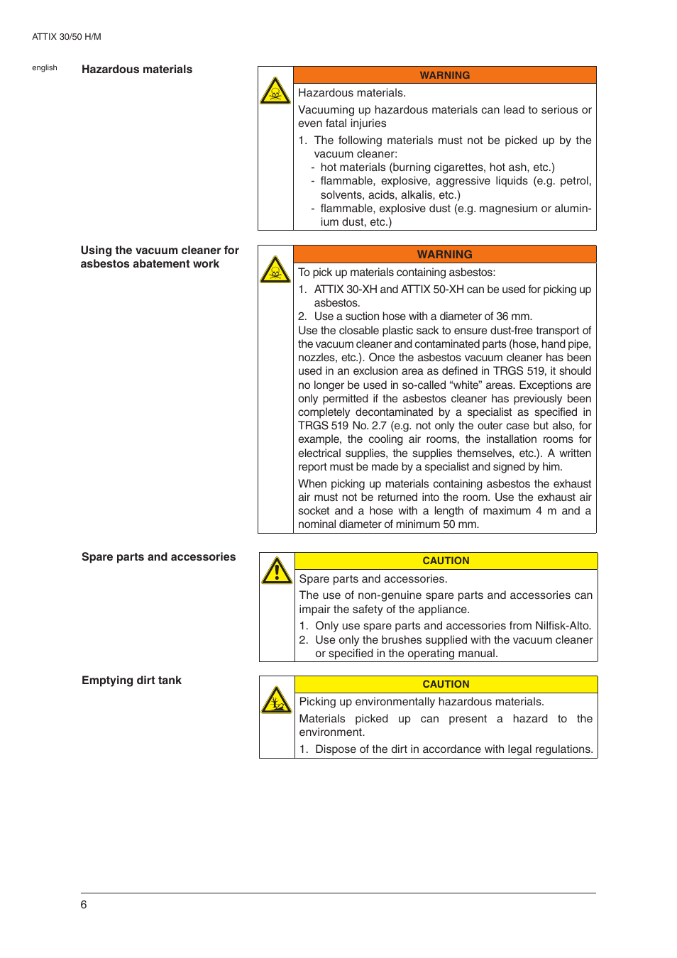 Nilfisk-ALTO 30 H User Manual | Page 8 / 32