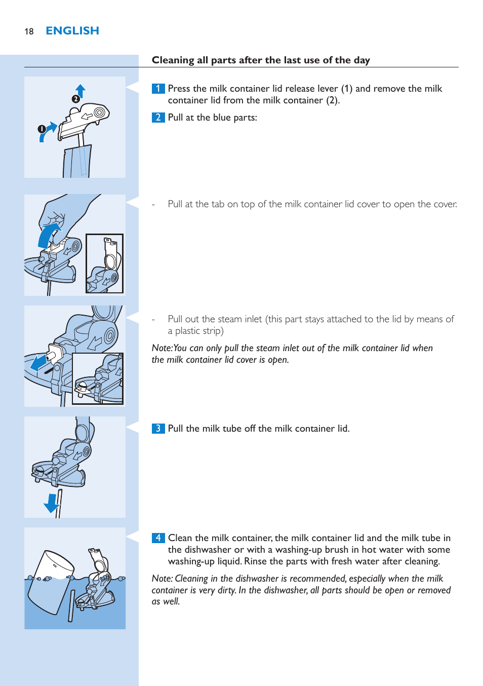 Philips SENSEO® Latte Select Kaffeepadmaschine User Manual | Page 18 / 102