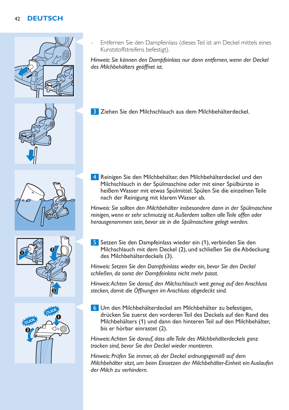 Philips SENSEO® Latte Select Kaffeepadmaschine User Manual | Page 42 / 102