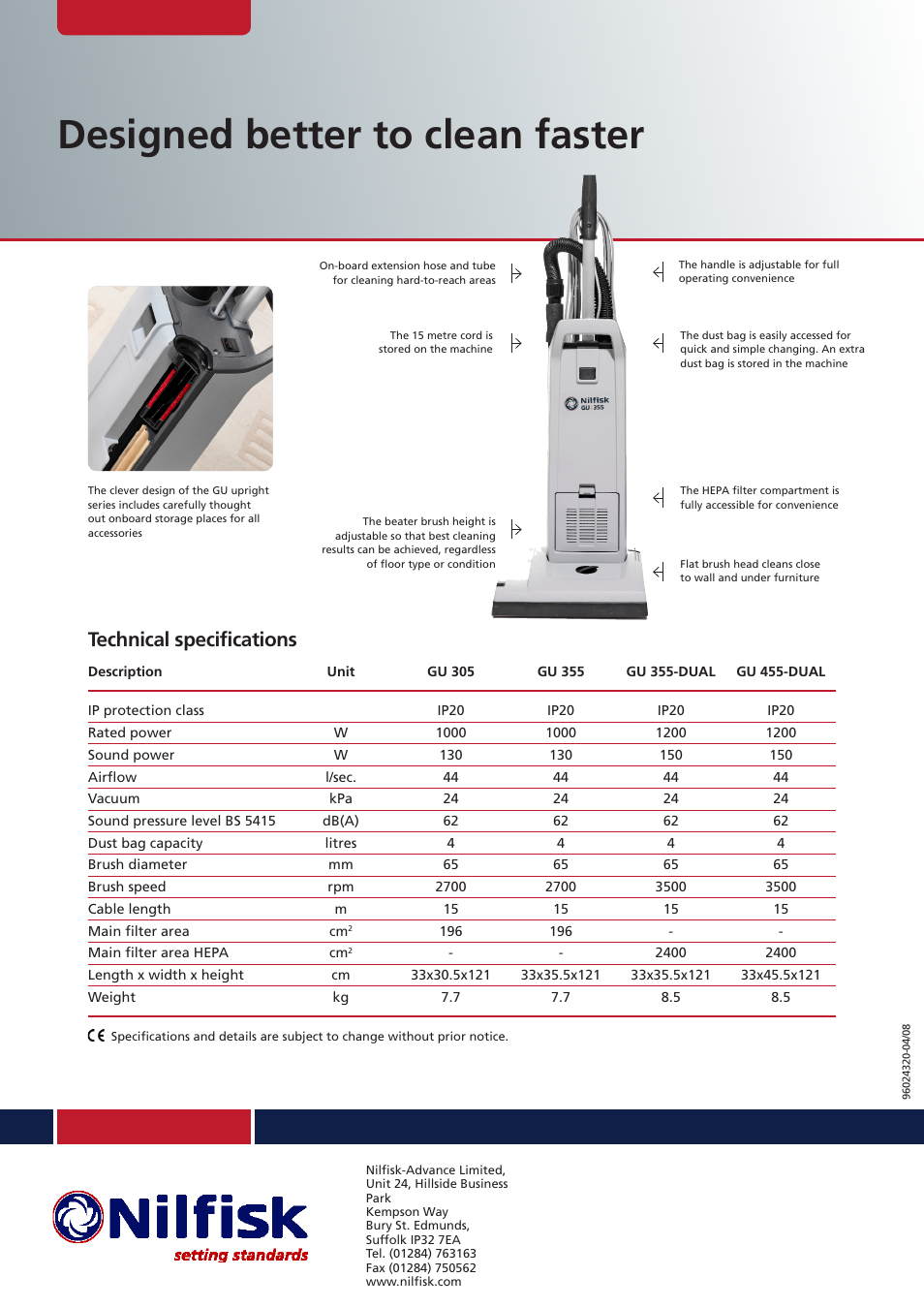 Nilfisk-ALTO IP32 7EA User Manual | 4 pages
