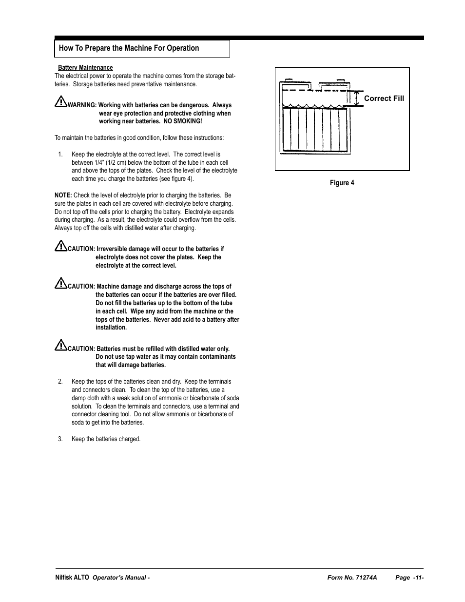 Nilfisk-ALTO SCRUBTEC 571 User Manual | Page 11 / 76