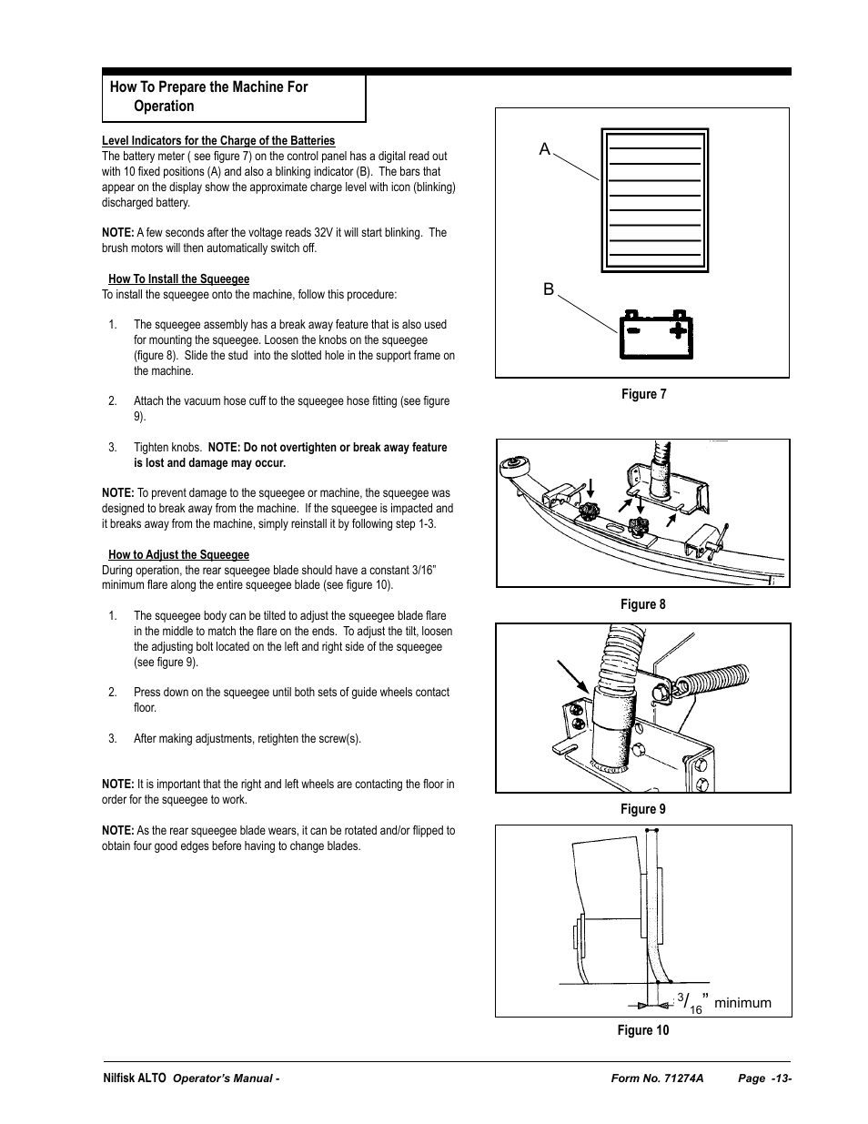 Nilfisk-ALTO SCRUBTEC 571 User Manual | Page 13 / 76