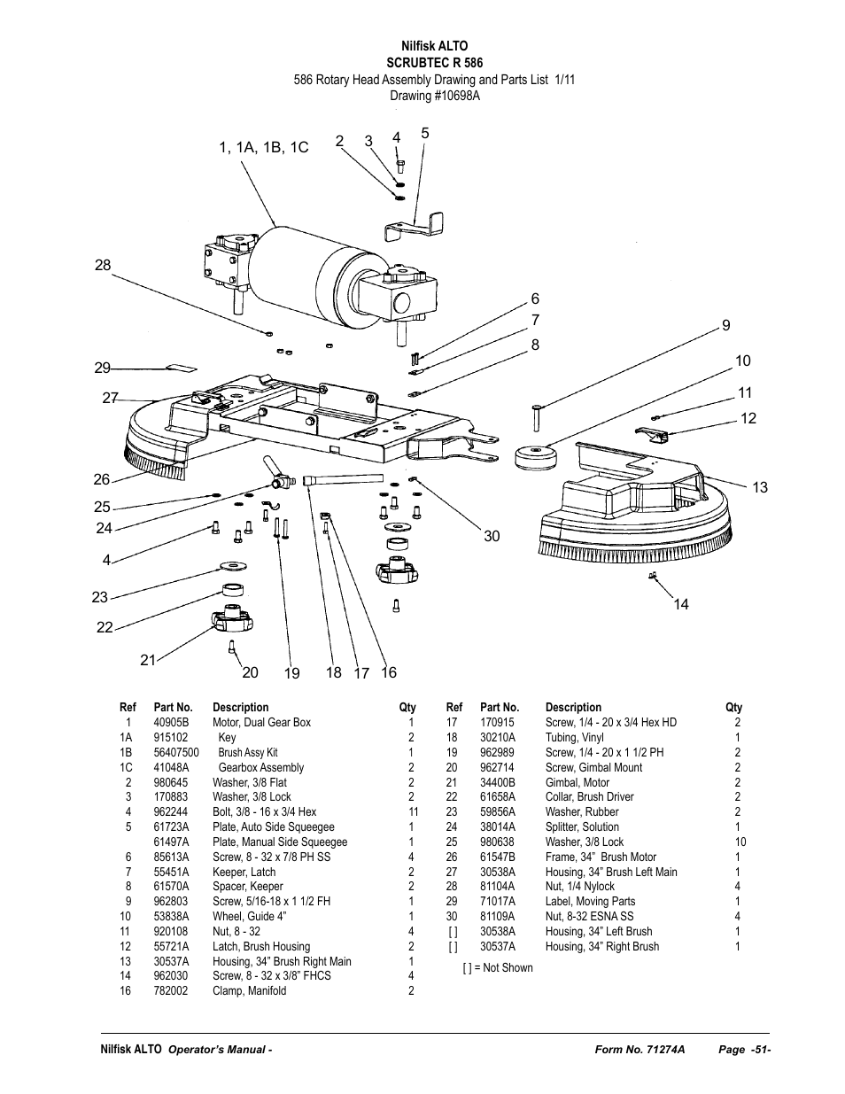 Nilfisk-ALTO SCRUBTEC 571 User Manual | Page 51 / 76