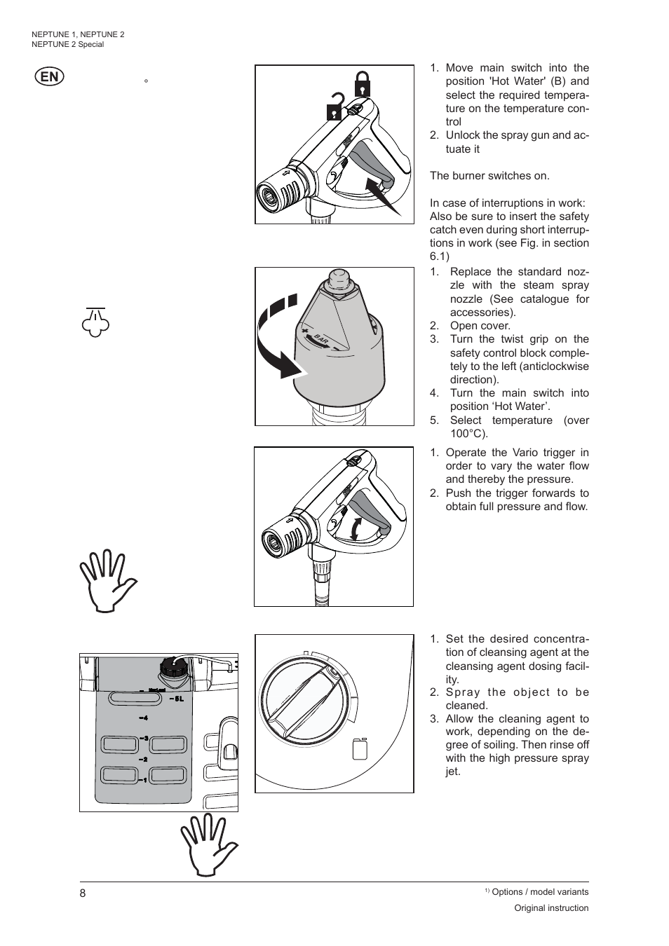 Nilfisk-ALTO NEPTUNE 1 User Manual | Page 10 / 22