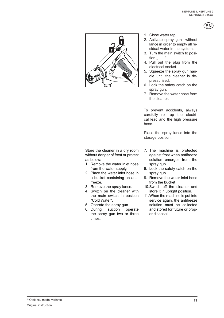 6 after using the cleaner | Nilfisk-ALTO NEPTUNE 1 User Manual | Page 13 / 22