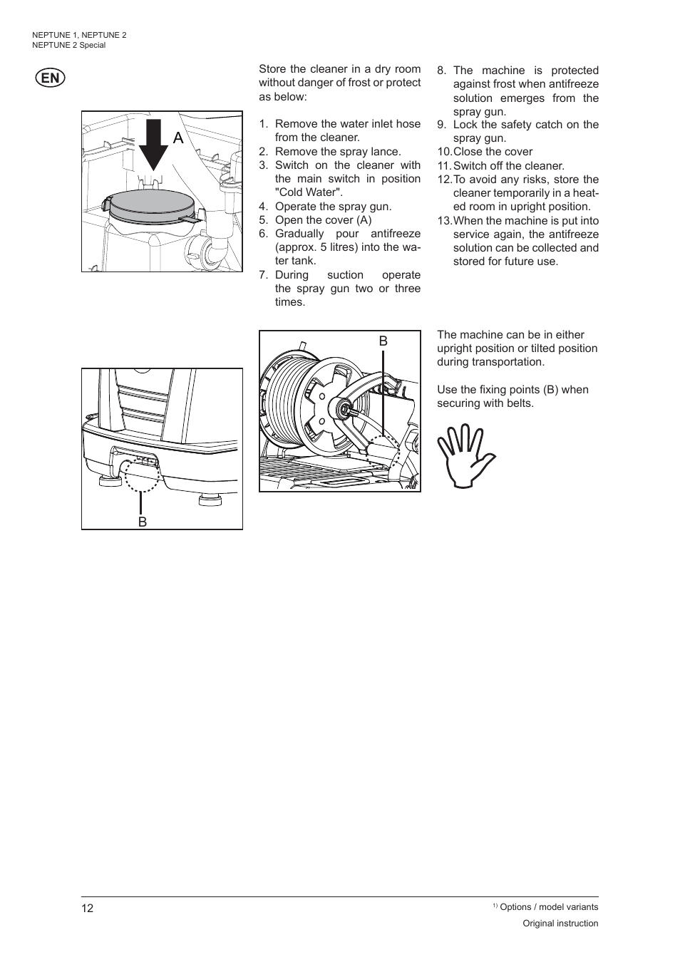 Nilfisk-ALTO NEPTUNE 1 User Manual | Page 14 / 22