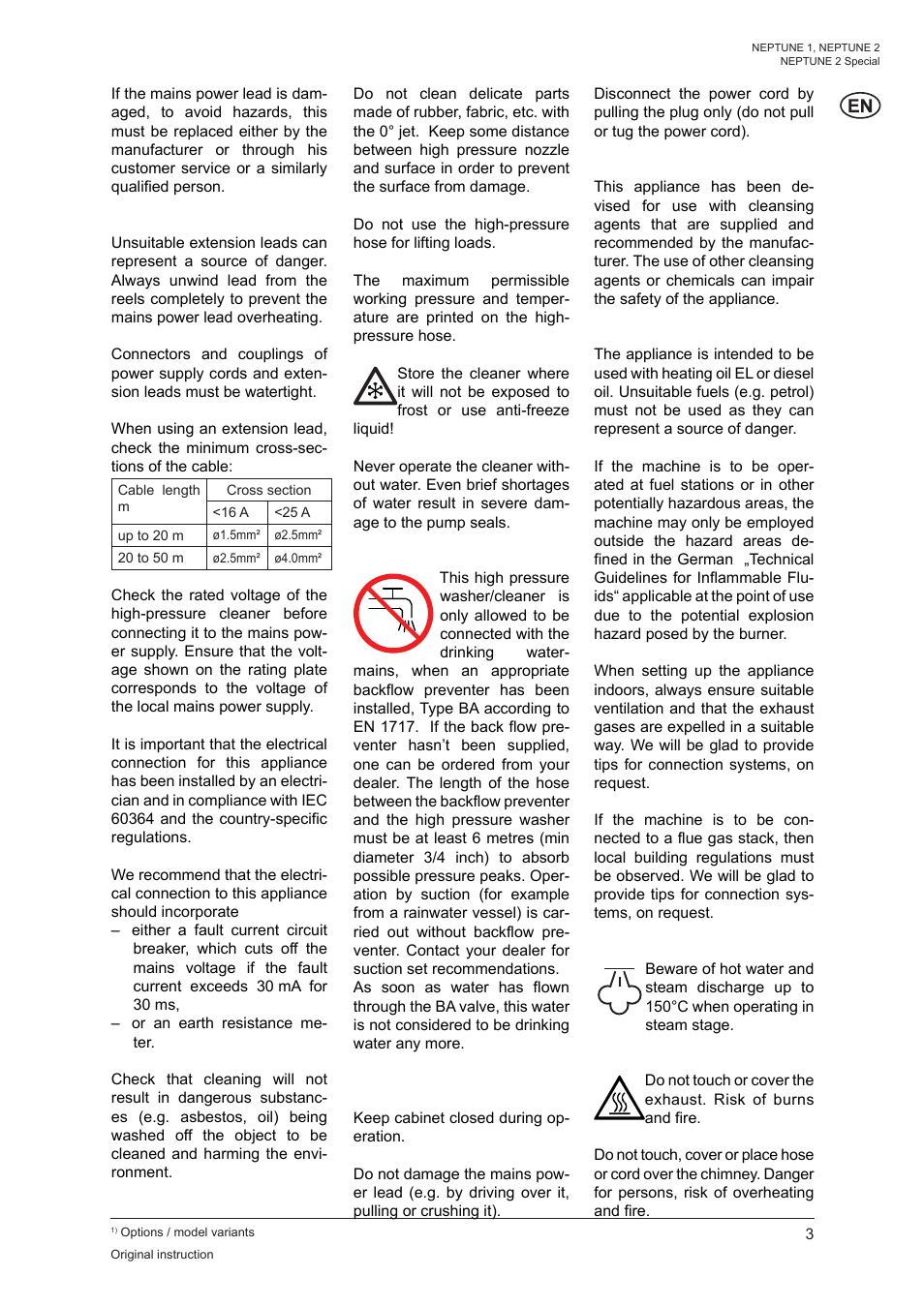 Nilfisk-ALTO NEPTUNE 1 User Manual | Page 5 / 22