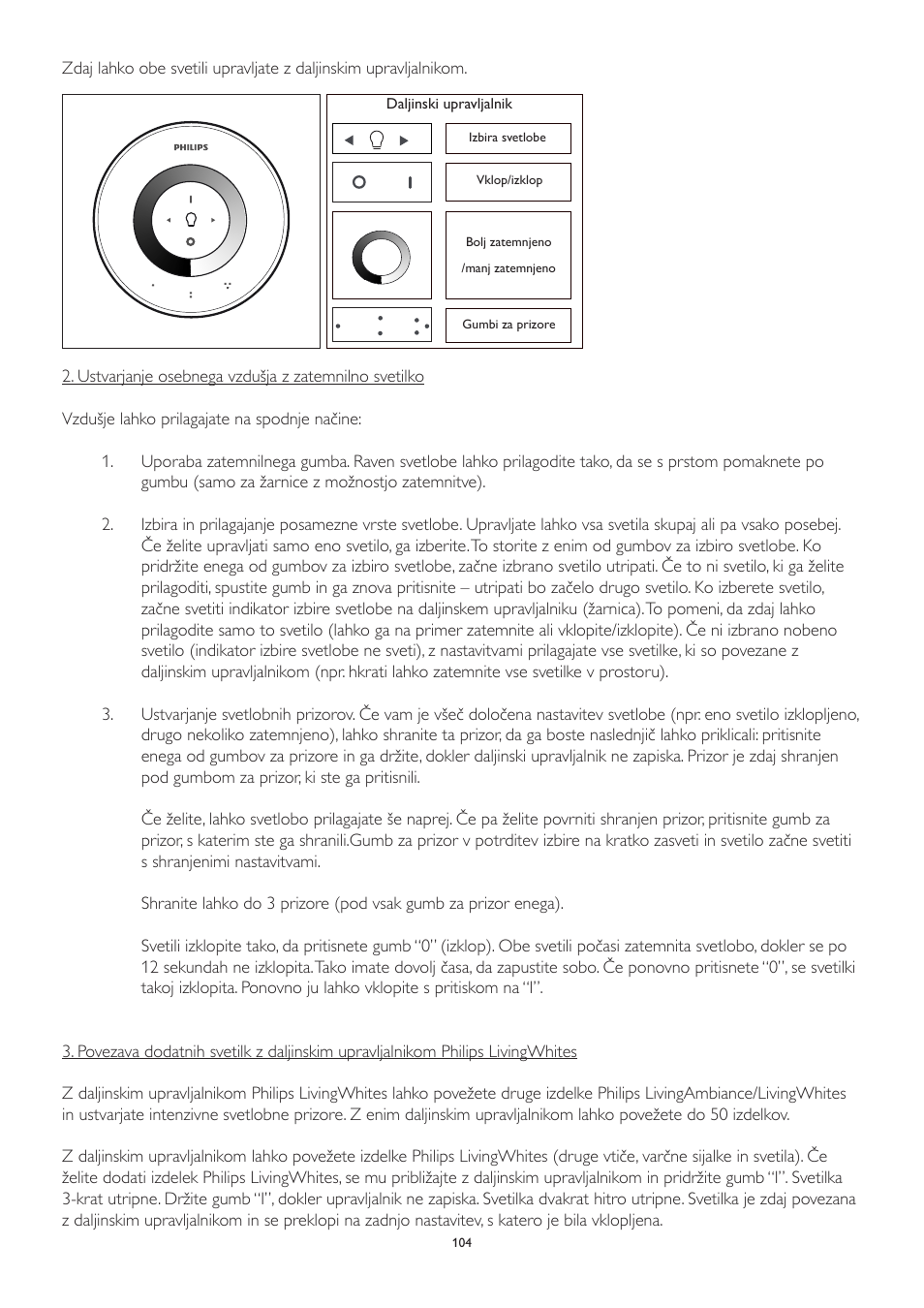 Philips LivingWhites Leuchten-Adapter Starter-Set User Manual | Page 104 / 128