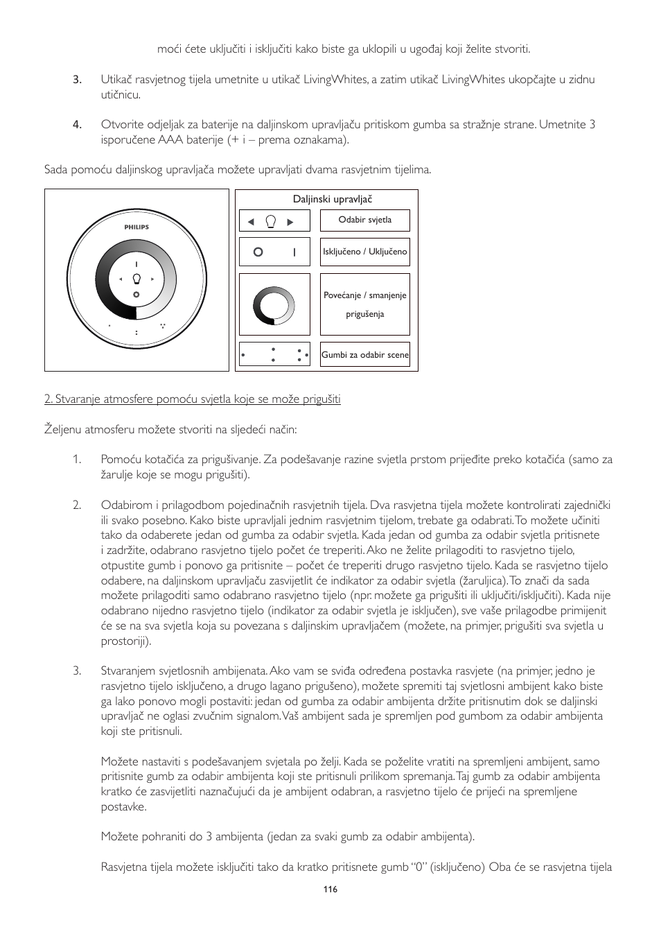 Philips LivingWhites Leuchten-Adapter Starter-Set User Manual | Page 116 / 128