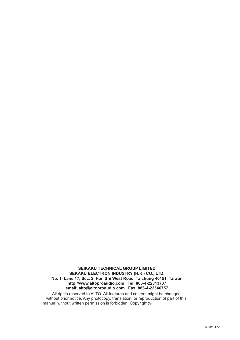 Nilfisk-ALTO PM-6 DRAGONFLY User Manual | Page 21 / 21