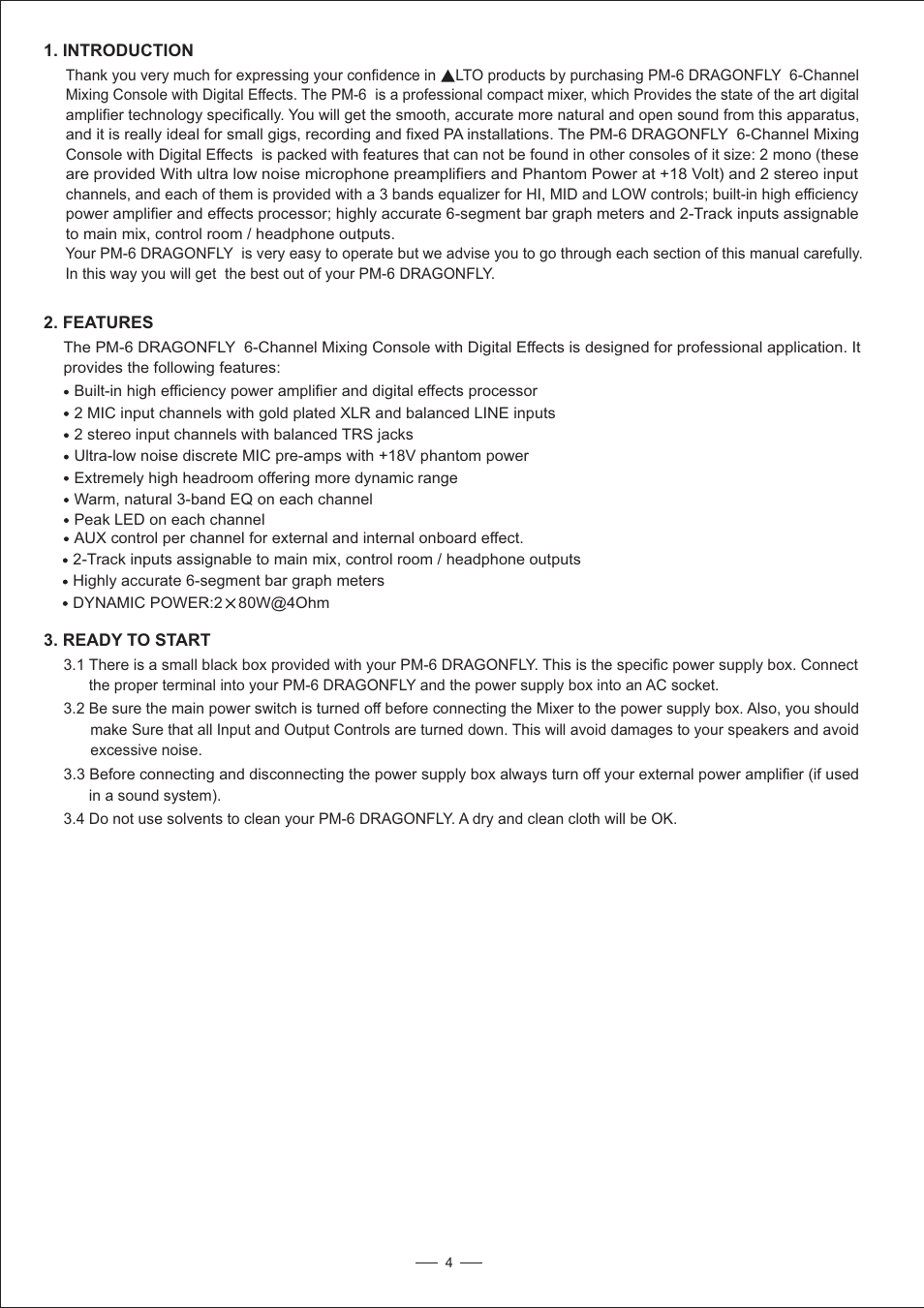 Nilfisk-ALTO PM-6 DRAGONFLY User Manual | Page 5 / 21