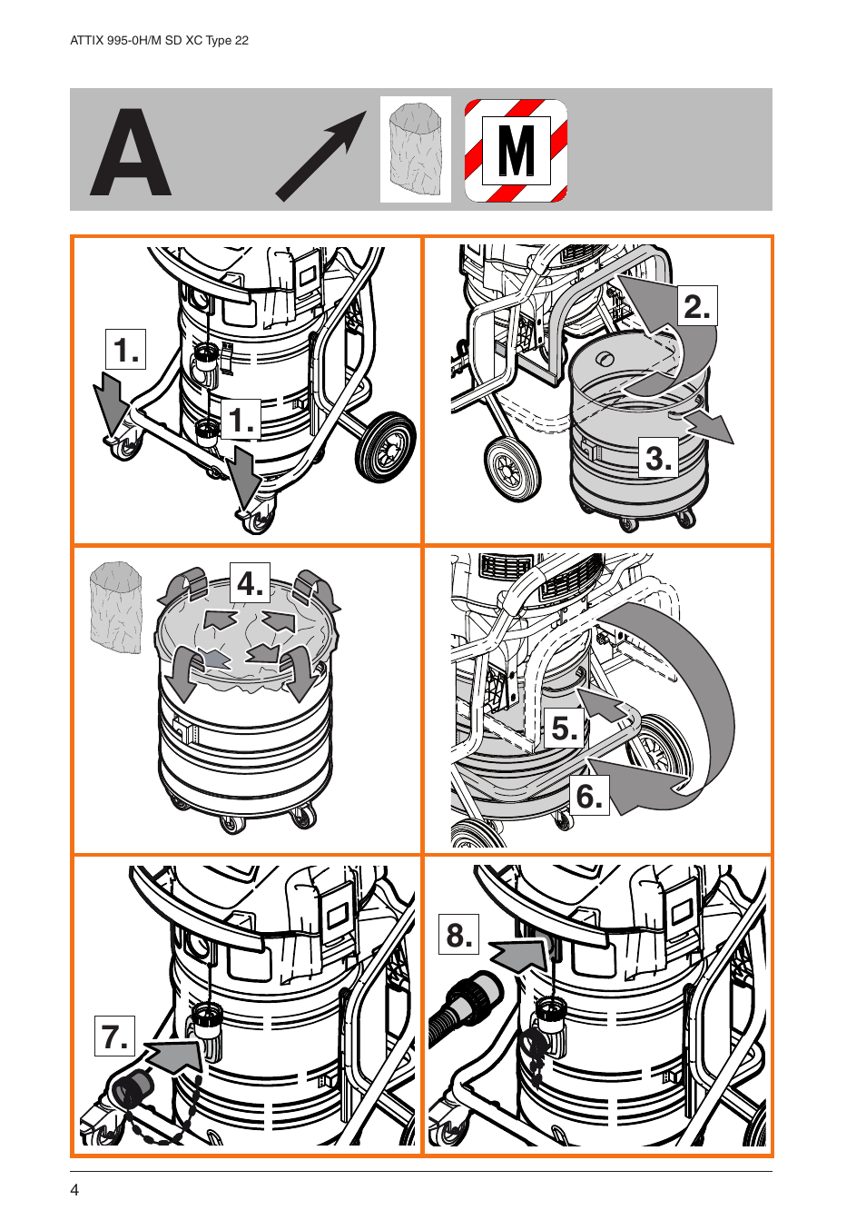 Nilfisk-ALTO M SD XC Type 22 User Manual | Page 4 / 40