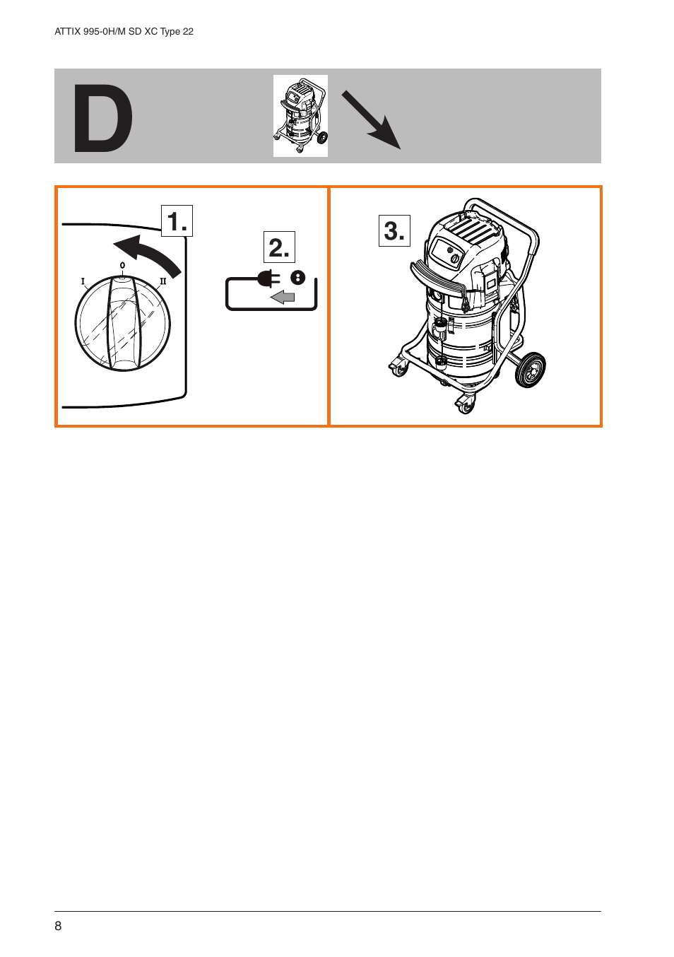 Nilfisk-ALTO M SD XC Type 22 User Manual | Page 8 / 40