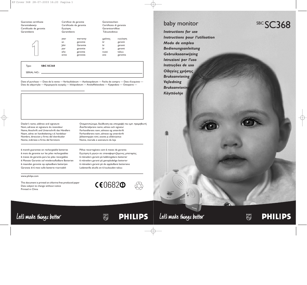 Philips Babyphone User Manual | 75 pages