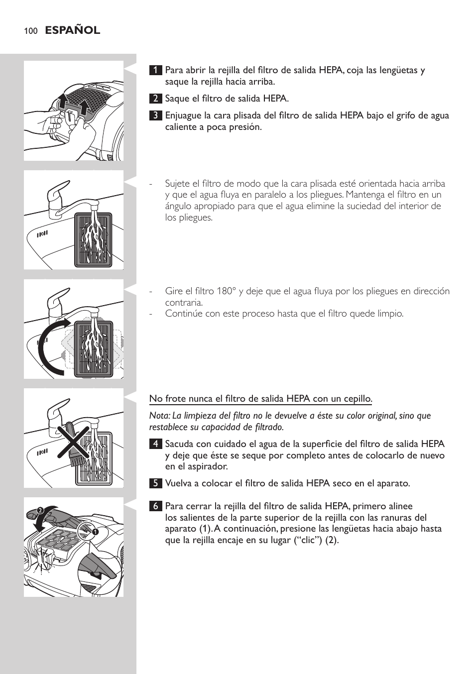 Philips EasyLife Staubsauger mit Beutel User Manual | Page 100 / 150