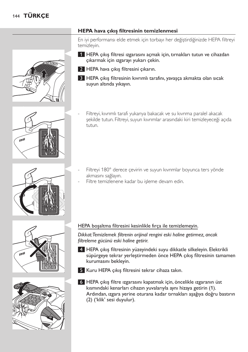 Philips EasyLife Staubsauger mit Beutel User Manual | Page 144 / 150