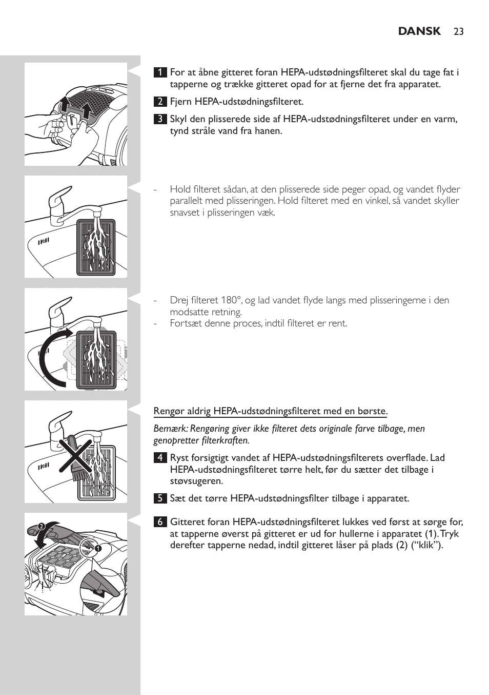 Philips EasyLife Staubsauger mit Beutel User Manual | Page 23 / 150