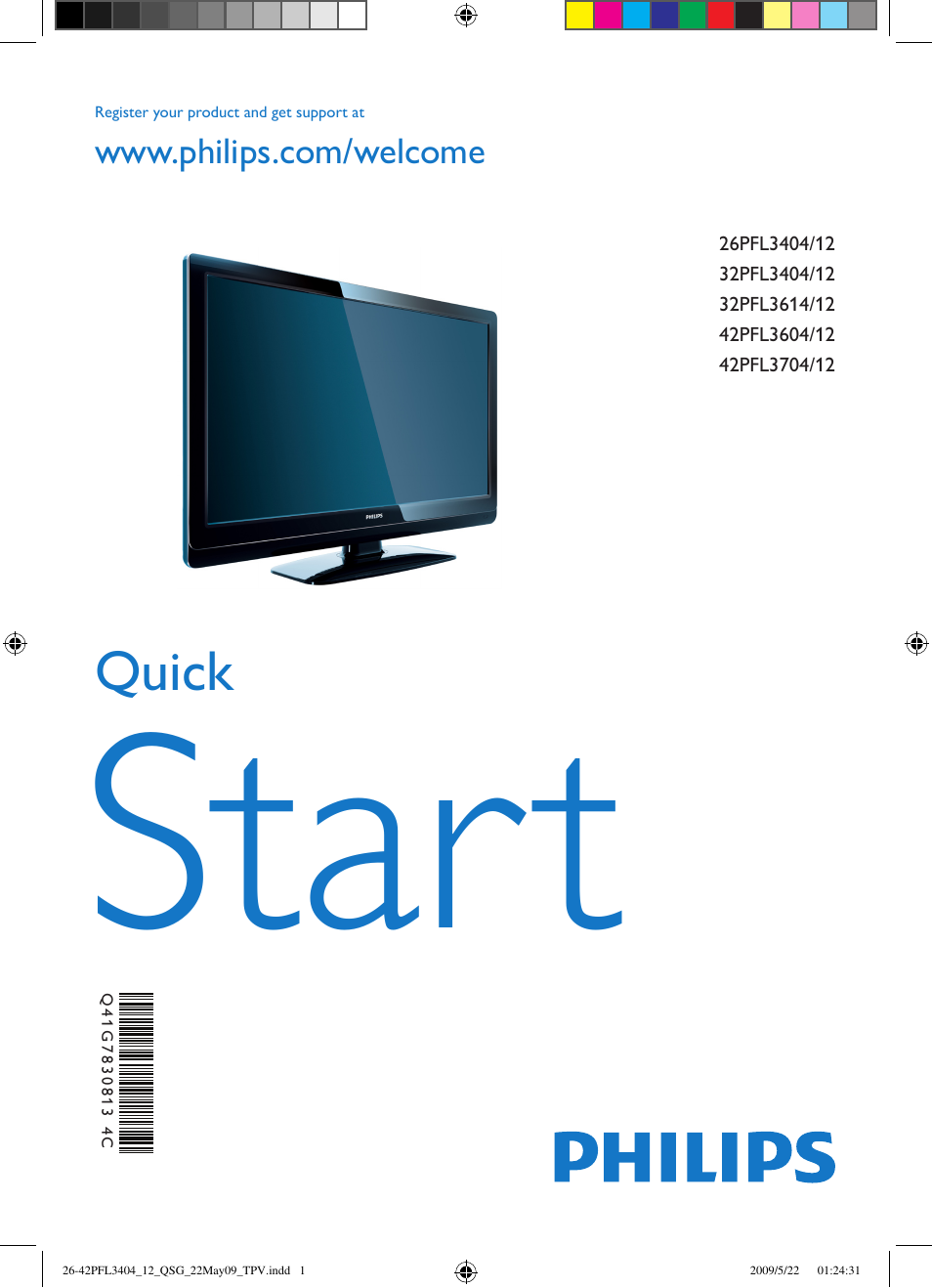 Philips LCD-Fernseher User Manual | 11 pages