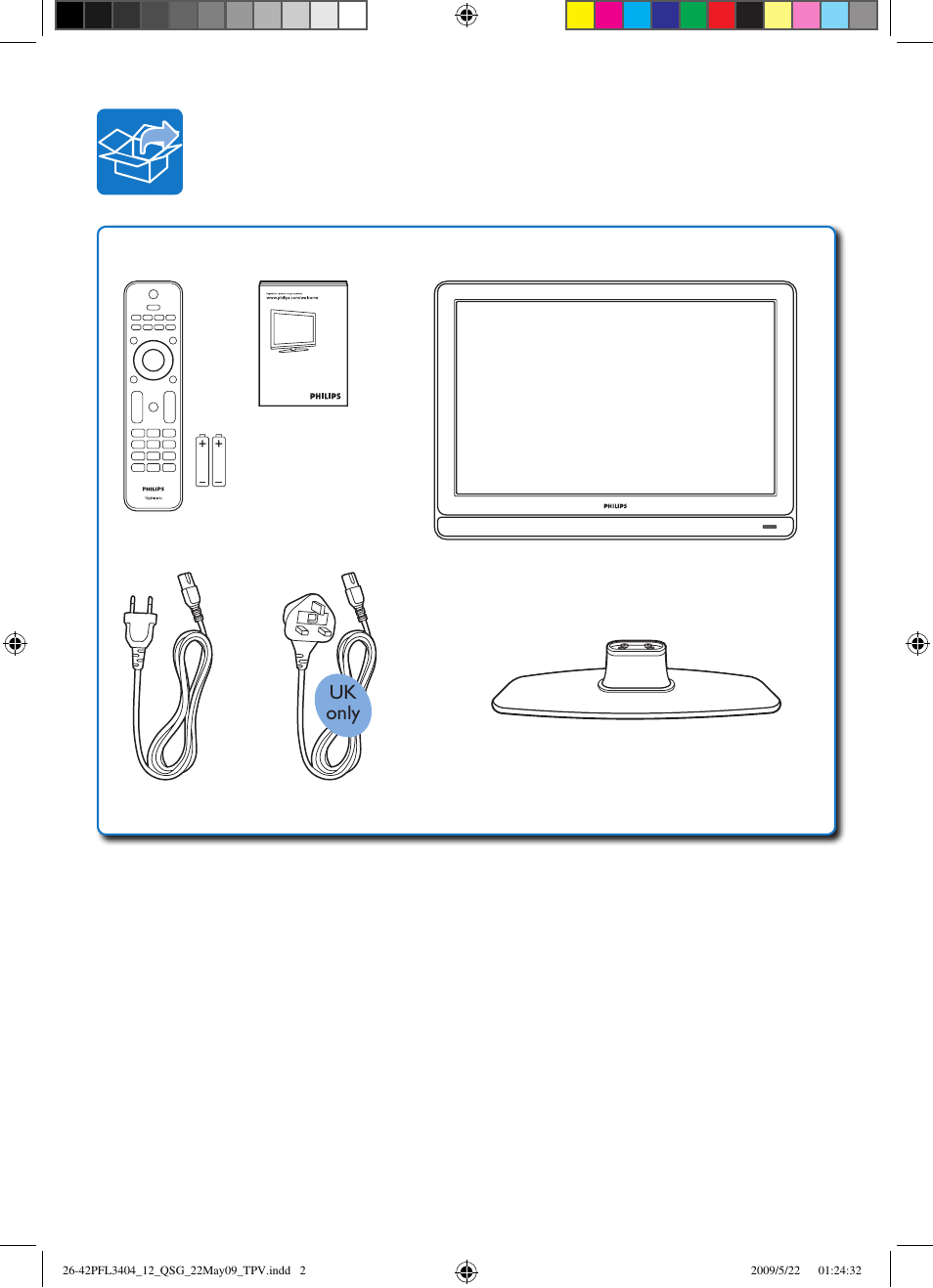 Uk only | Philips LCD-Fernseher User Manual | Page 2 / 11