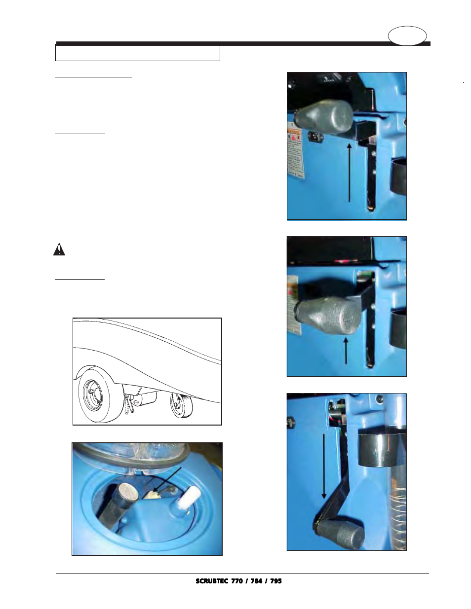 Machine controls & features | Nilfisk-ALTO 748 L User Manual | Page 15 / 62