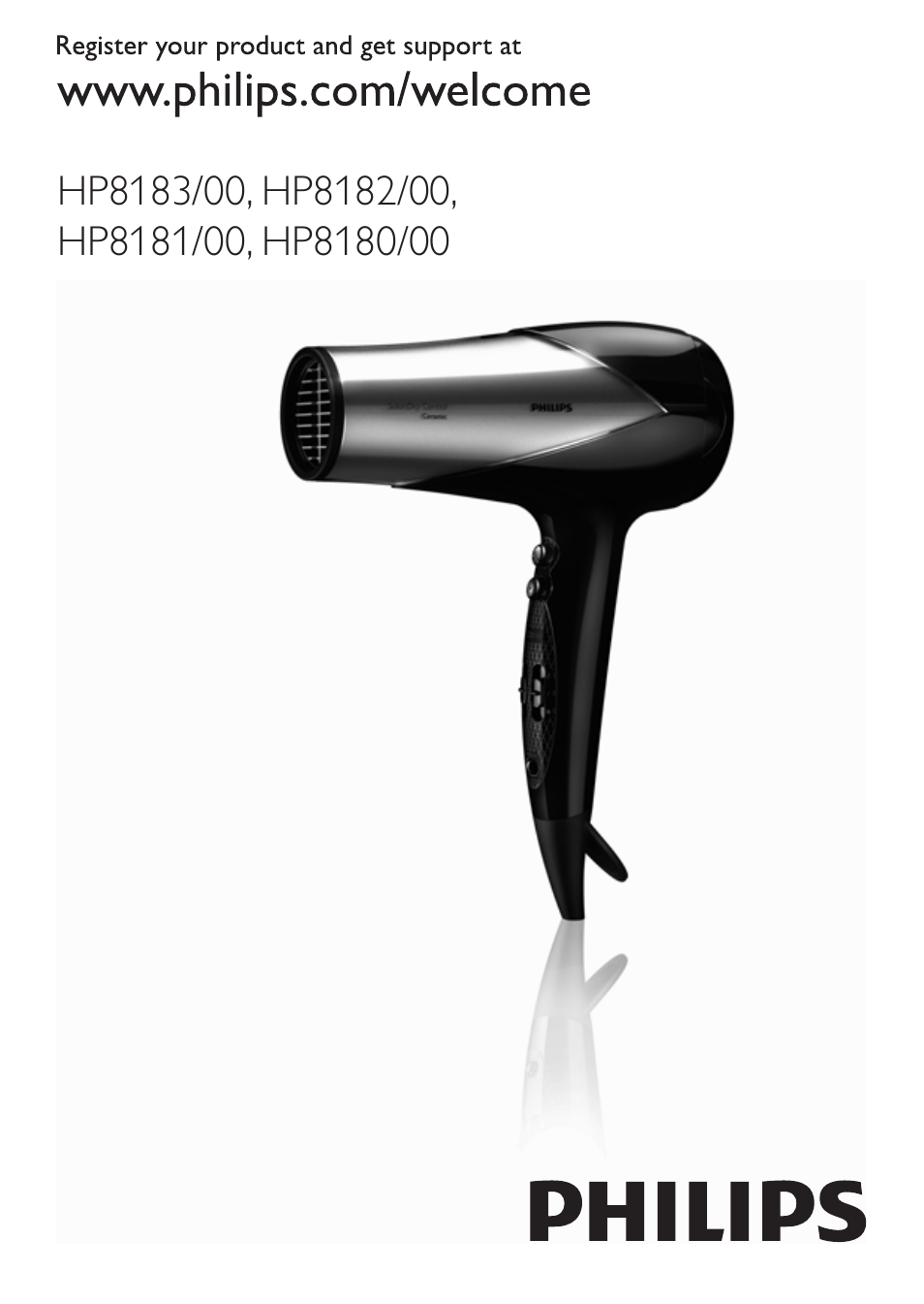 Philips SalonDry Control Haartrockner User Manual | 52 pages