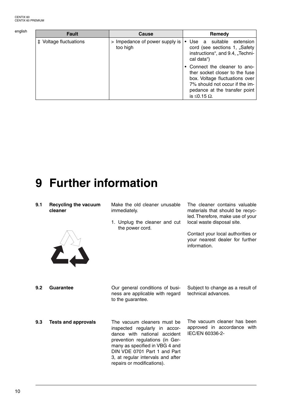 9 further information | Nilfisk-ALTO 20 User Manual | Page 28 / 49