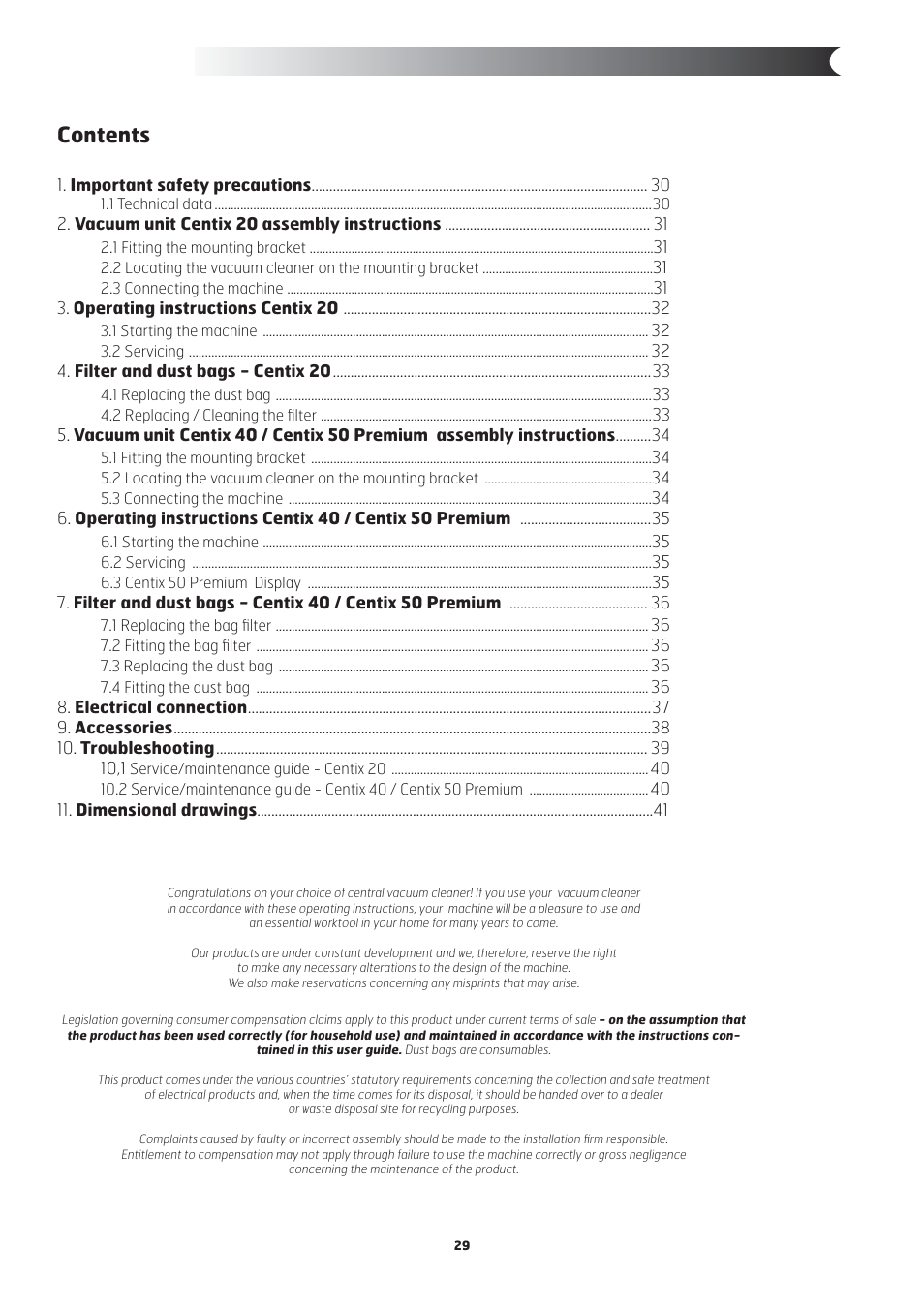 Nilfisk-ALTO 20 User Manual | Page 3 / 49