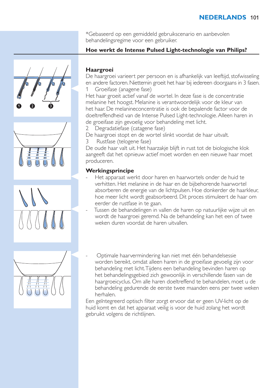 Philips Lumea IPL Haarentfernungssystem User Manual | Page 101 / 146