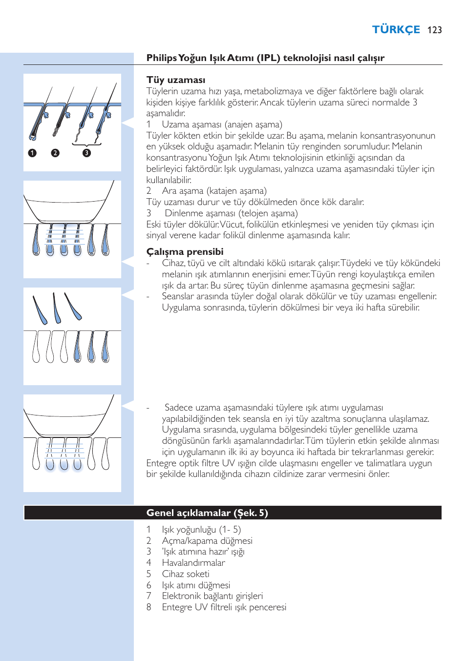 Philips Lumea IPL Haarentfernungssystem User Manual | Page 123 / 146