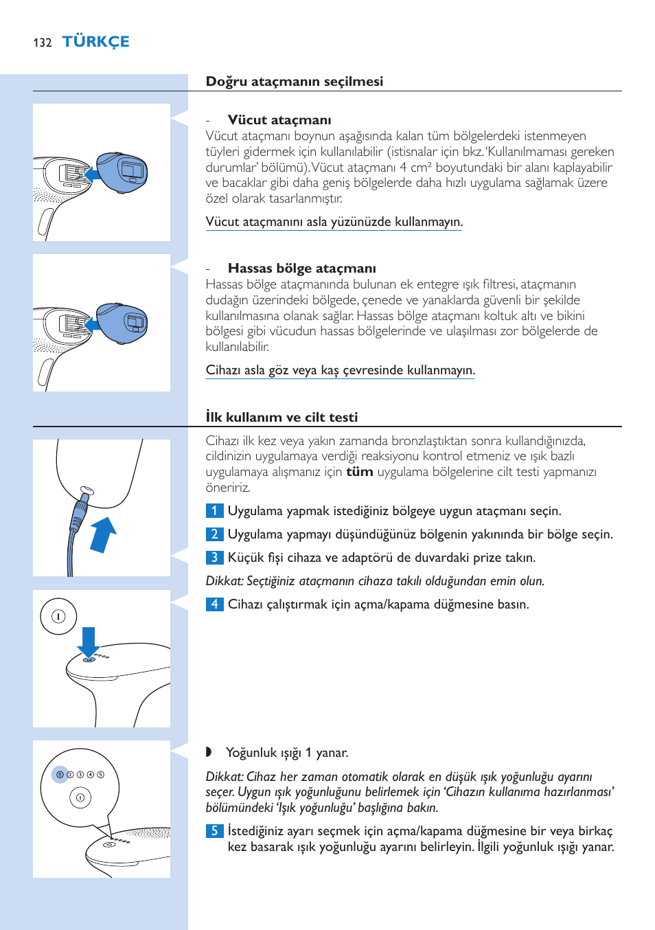 Philips Lumea IPL Haarentfernungssystem User Manual | Page 132 / 146