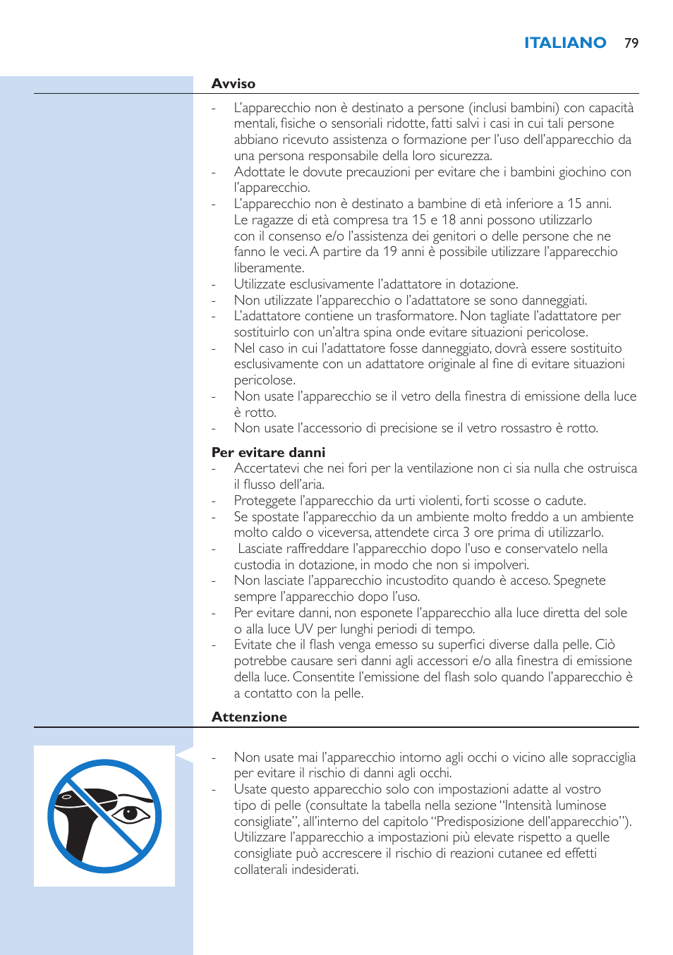 Philips Lumea IPL Haarentfernungssystem User Manual | Page 79 / 146
