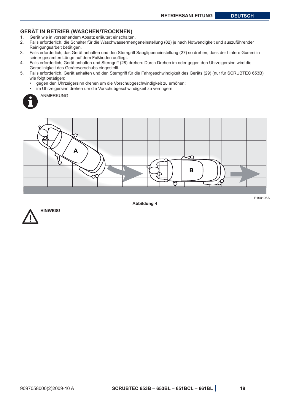 Nilfisk-ALTO SCRUBTEC 651BCL User Manual | Page 21 / 124