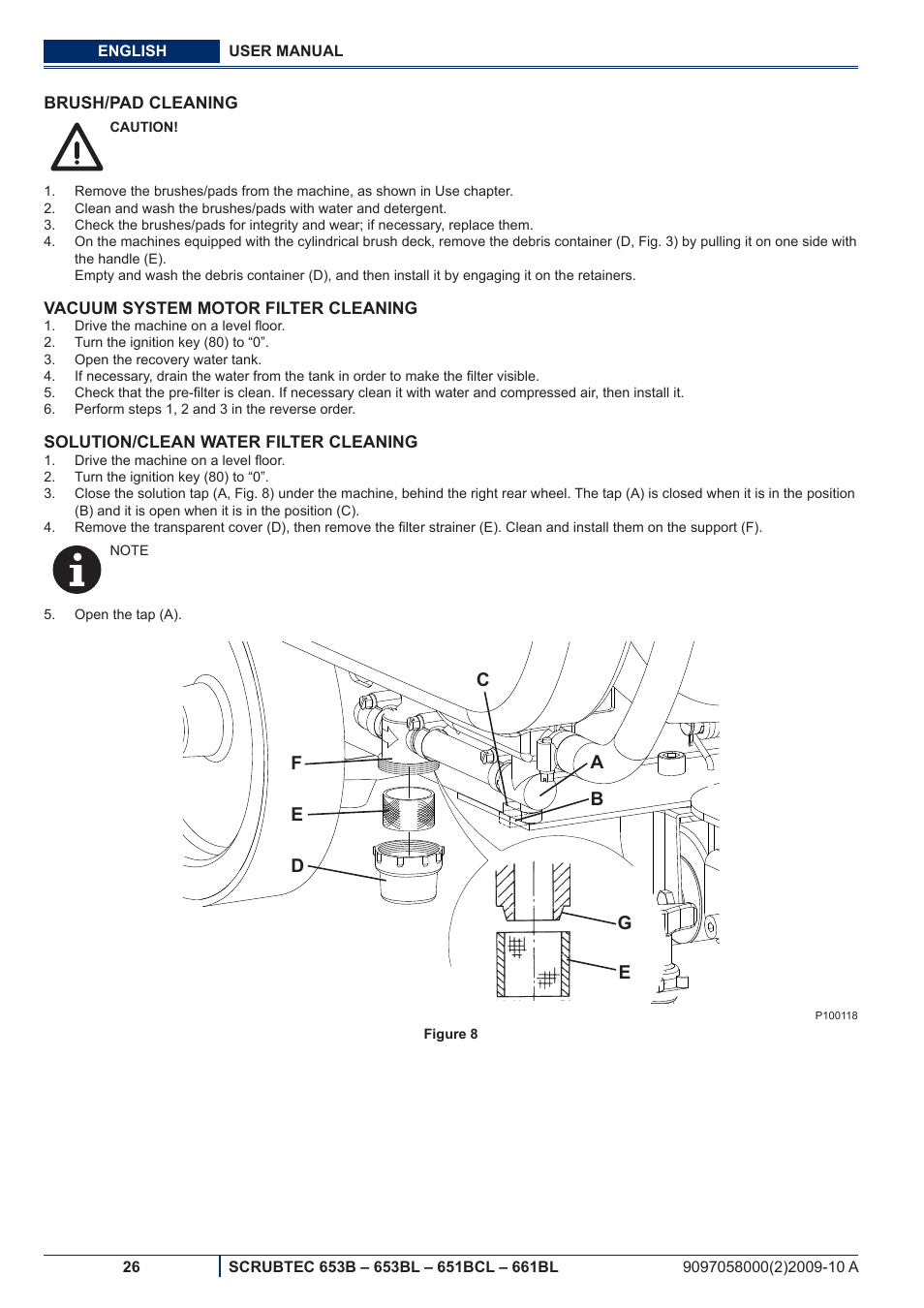 Nilfisk-ALTO SCRUBTEC 651BCL User Manual | Page 88 / 124