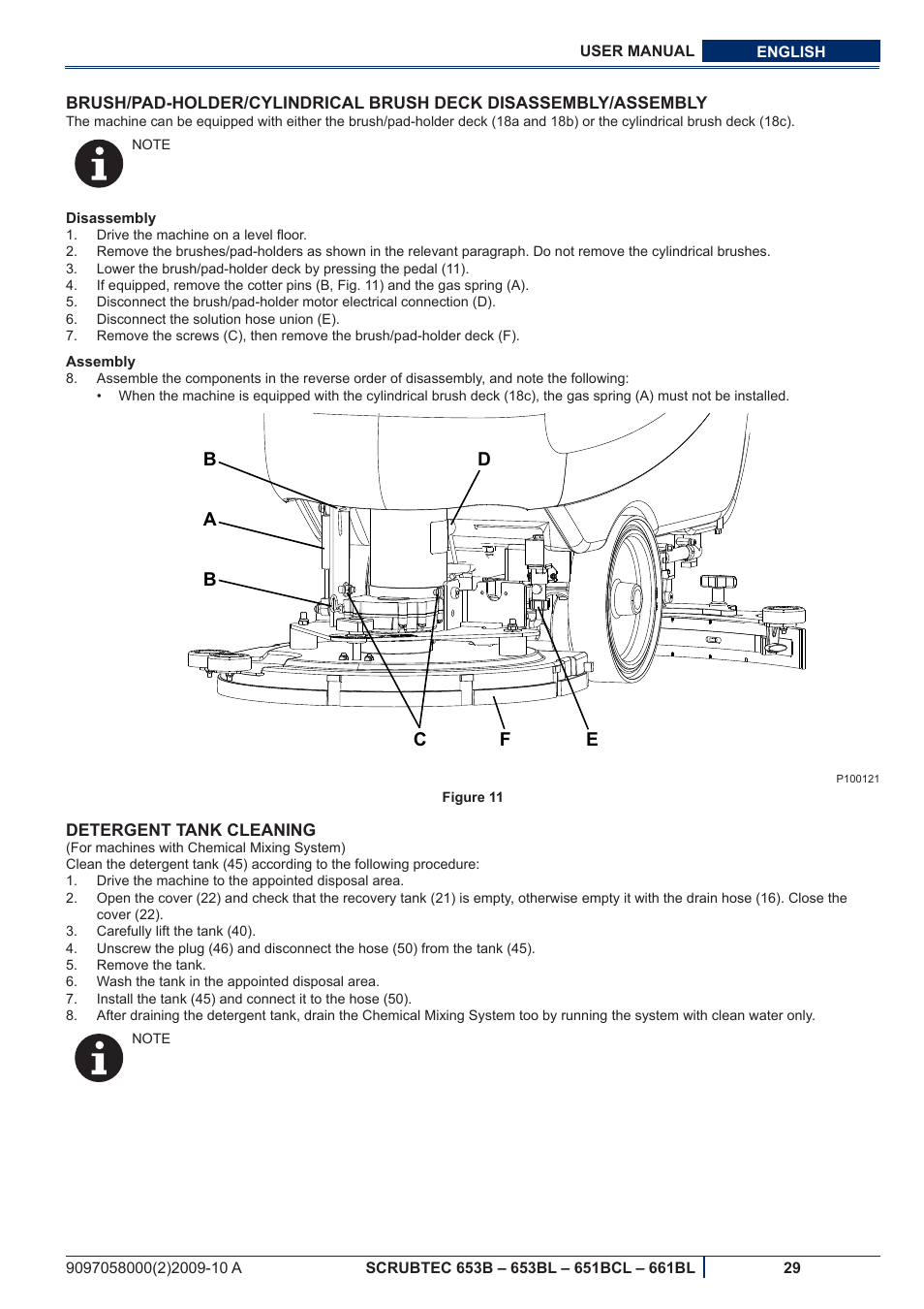 Nilfisk-ALTO SCRUBTEC 651BCL User Manual | Page 91 / 124