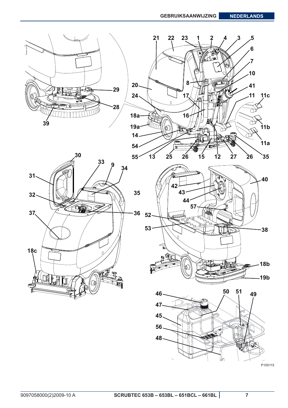 Nilfisk-ALTO SCRUBTEC 651BCL User Manual | Page 99 / 124