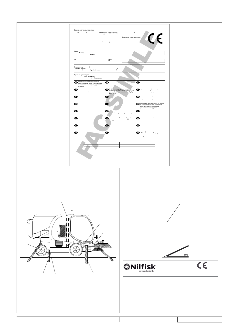 Ab c | Nilfisk-ALTO RS 1300 User Manual | Page 3 / 224