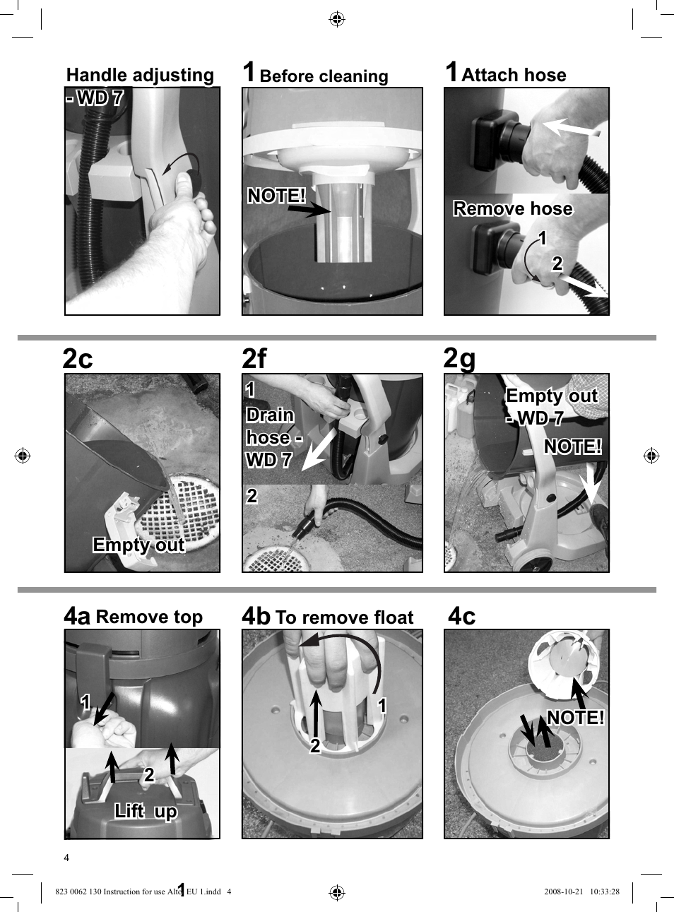 4b 4c | Nilfisk-ALTO WD 3 User Manual | Page 4 / 32