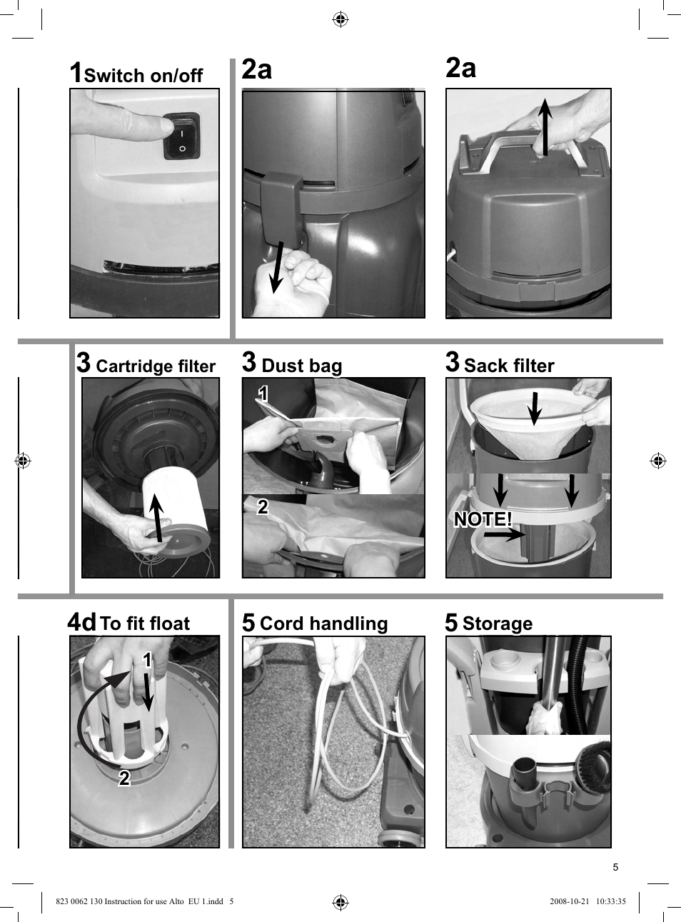Nilfisk-ALTO WD 3 User Manual | Page 5 / 32