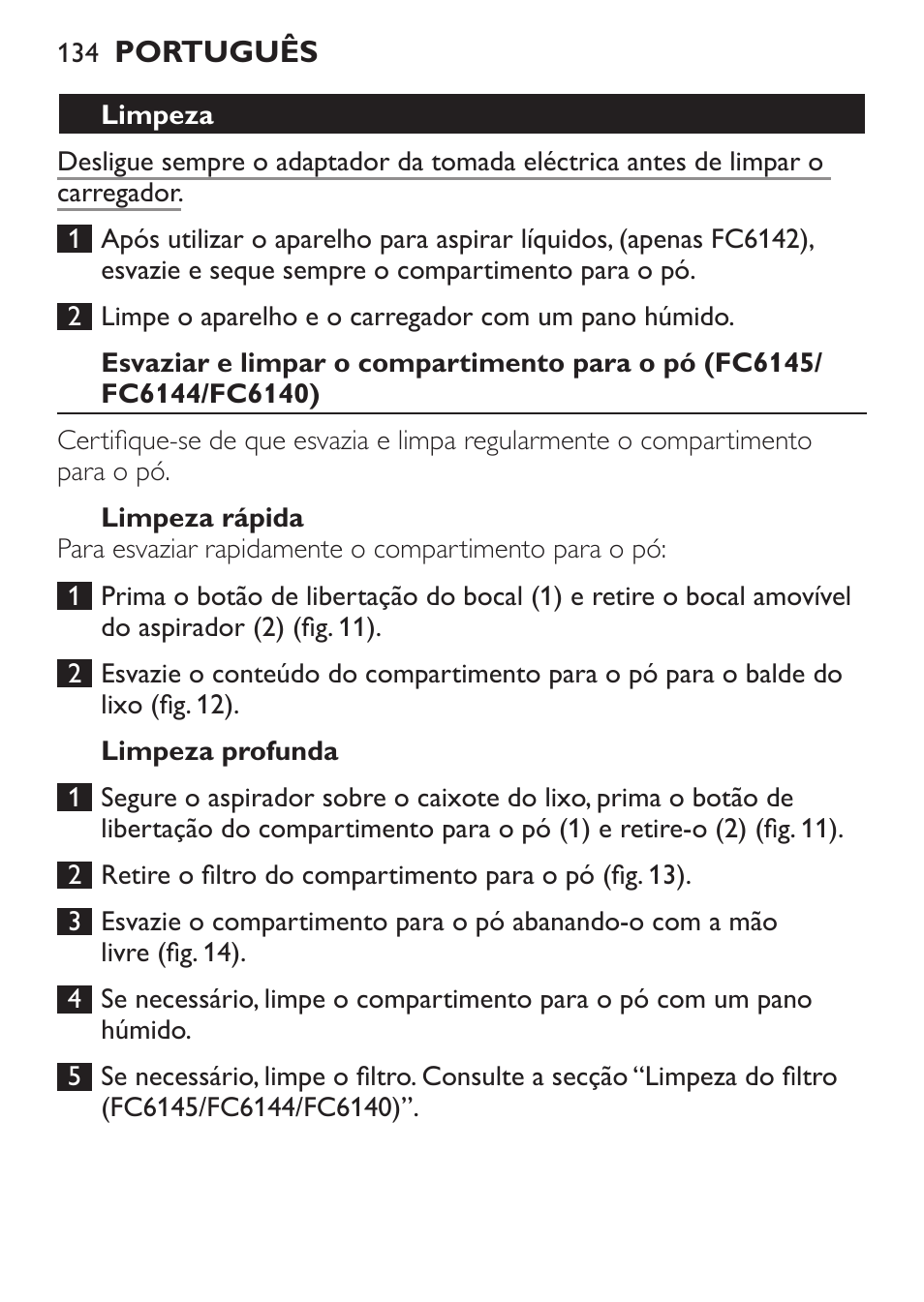 Philips MiniVac Handstaubsauger User Manual | Page 134 / 172