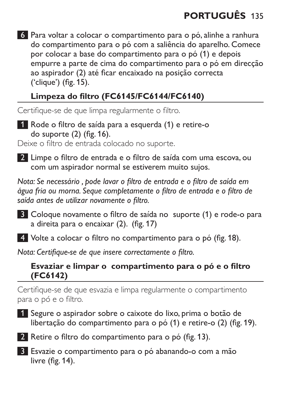 Philips MiniVac Handstaubsauger User Manual | Page 135 / 172