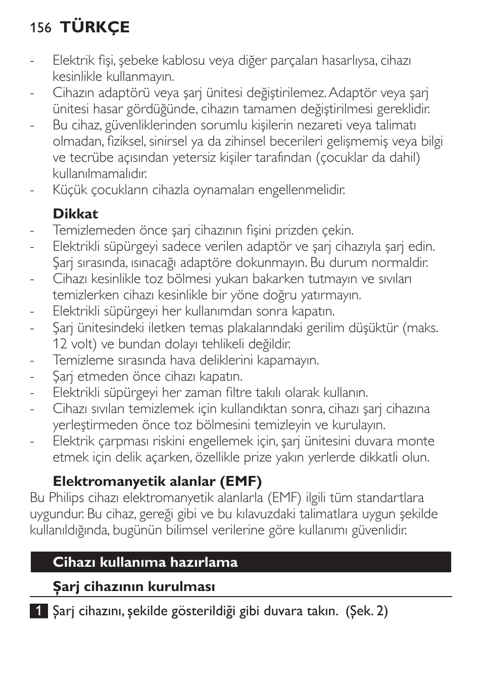 Philips MiniVac Handstaubsauger User Manual | Page 156 / 172