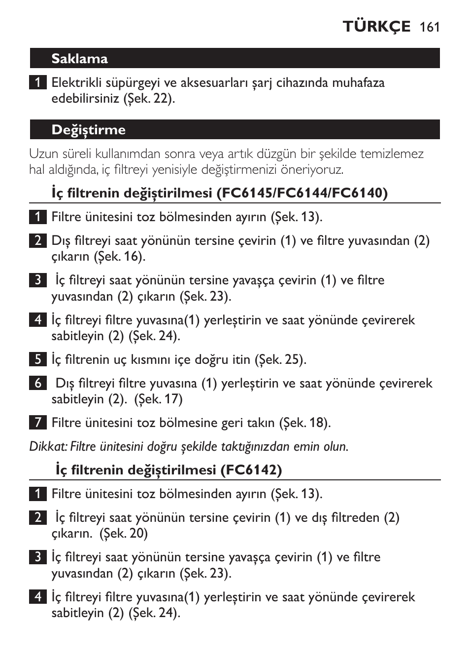 Philips MiniVac Handstaubsauger User Manual | Page 161 / 172