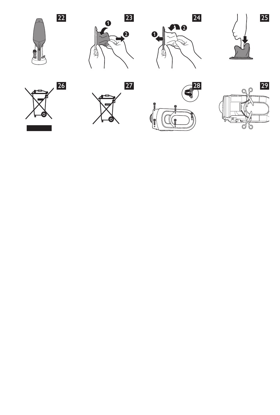 Philips MiniVac Handstaubsauger User Manual | Page 170 / 172